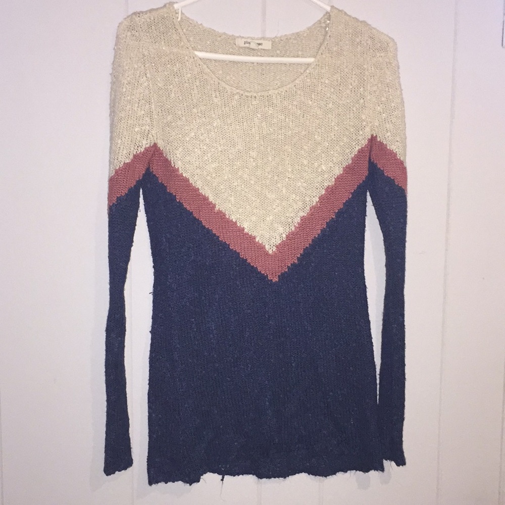 Pink rose sweater